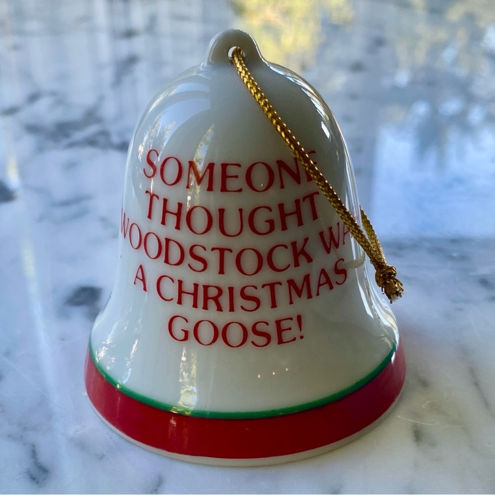 Peanuts Characters •Snoopy & Woodstock • Vintage • Bell Ornament - Picture 2 of 4